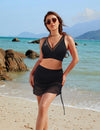 Bikini z bocznymi sznurkami z siatki