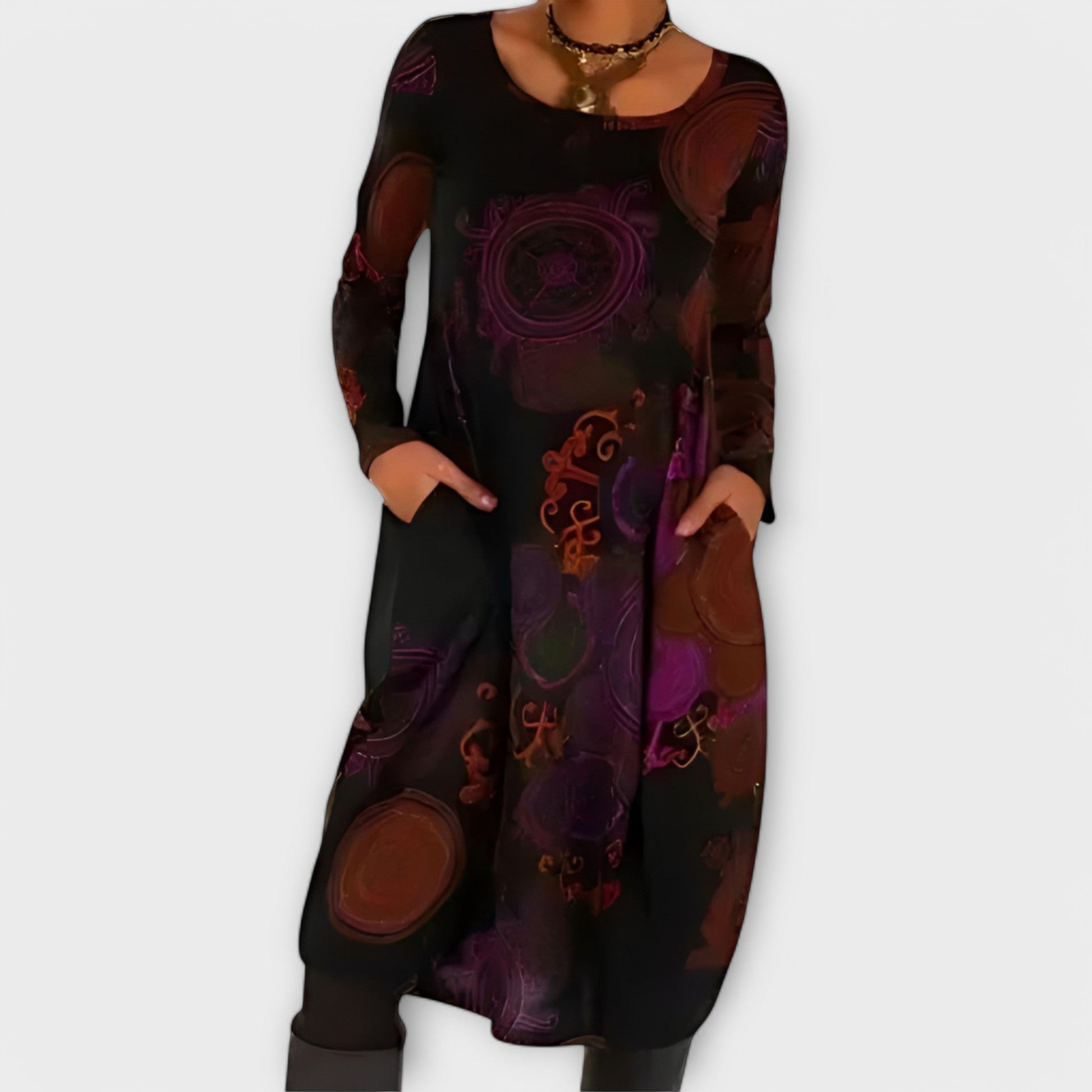 Variant image for Mary - Elegancka sukienka boho-13