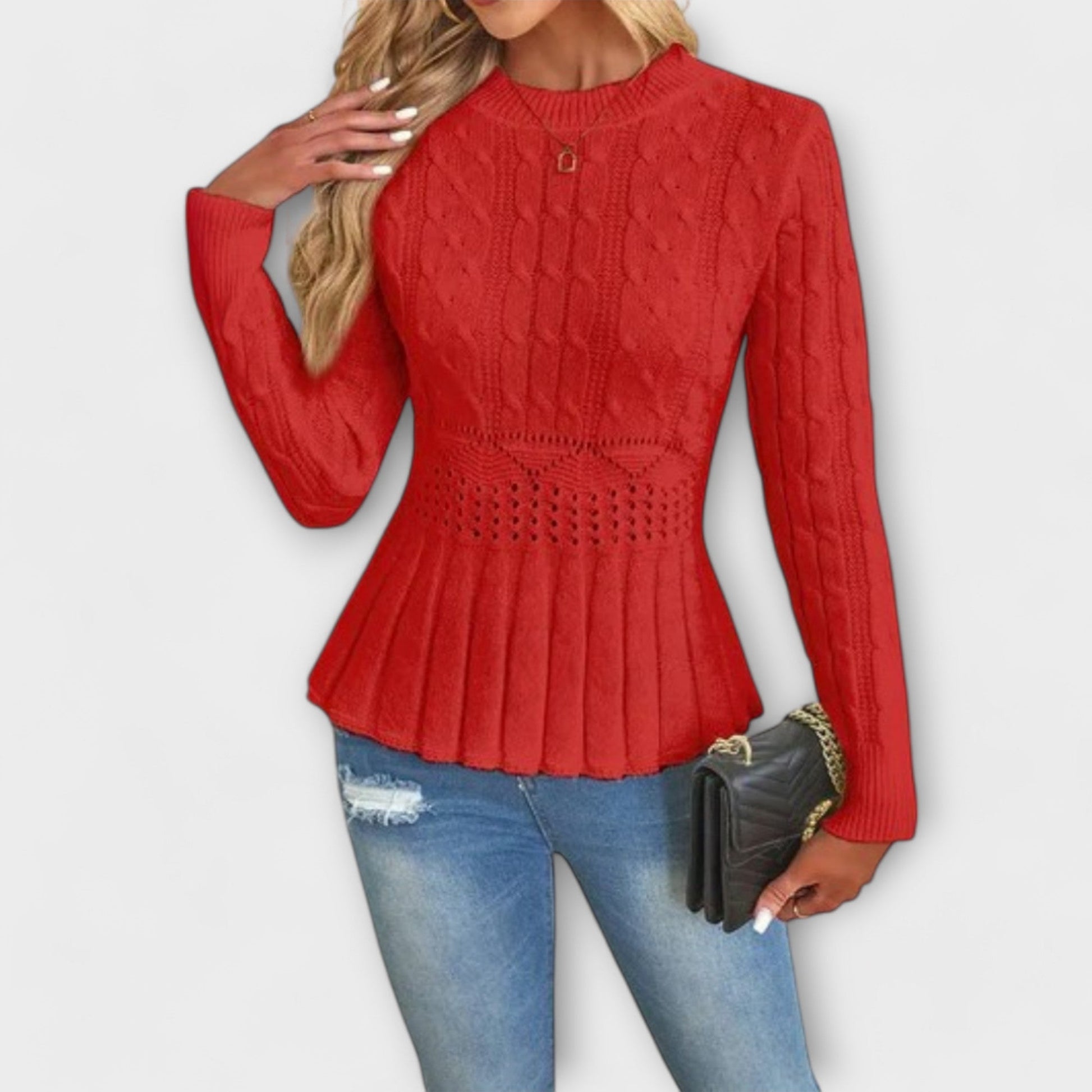 Variant image for  Roya - Elegancki sweter z dzianiny-9