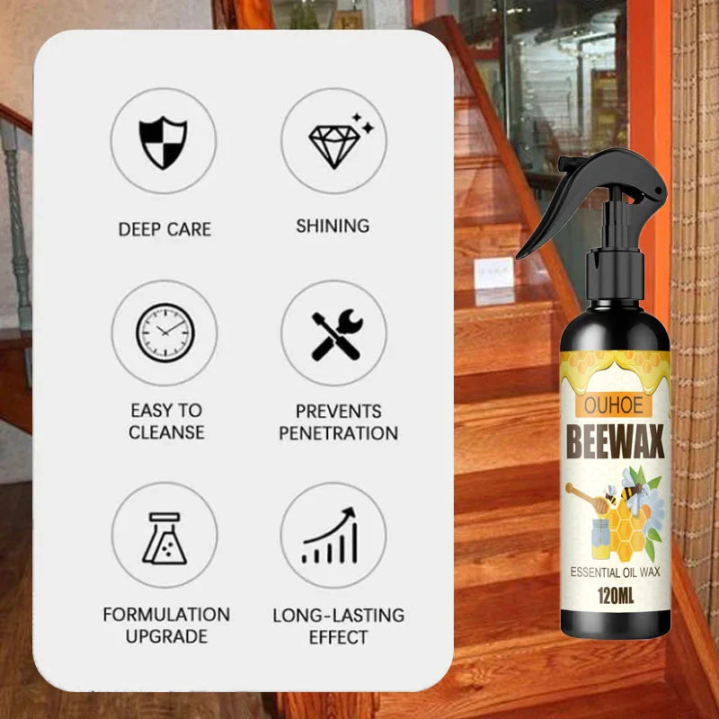 BeeShine Miracle™ – natychmiastowy środek do renowacji mebli drewnianych