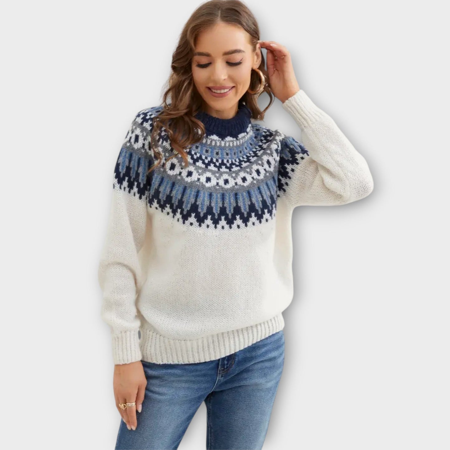 Variant image for  Ella - sweter Fair Isle-11