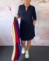 Hanne | Elegancka Sukienka z Dekoltem w Serek