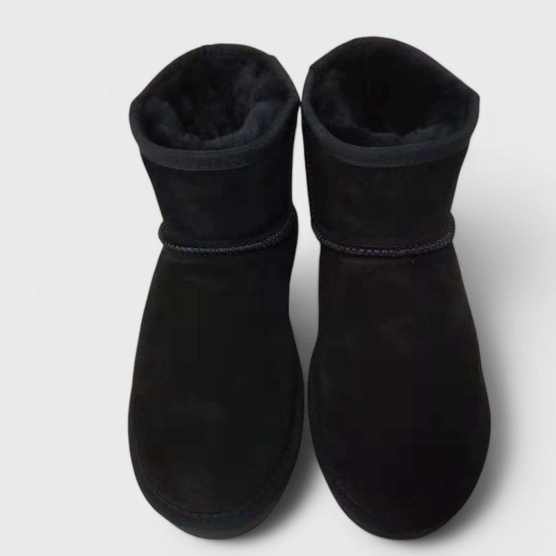 Ravikna Wysokie Skórzane Buty śniegowe