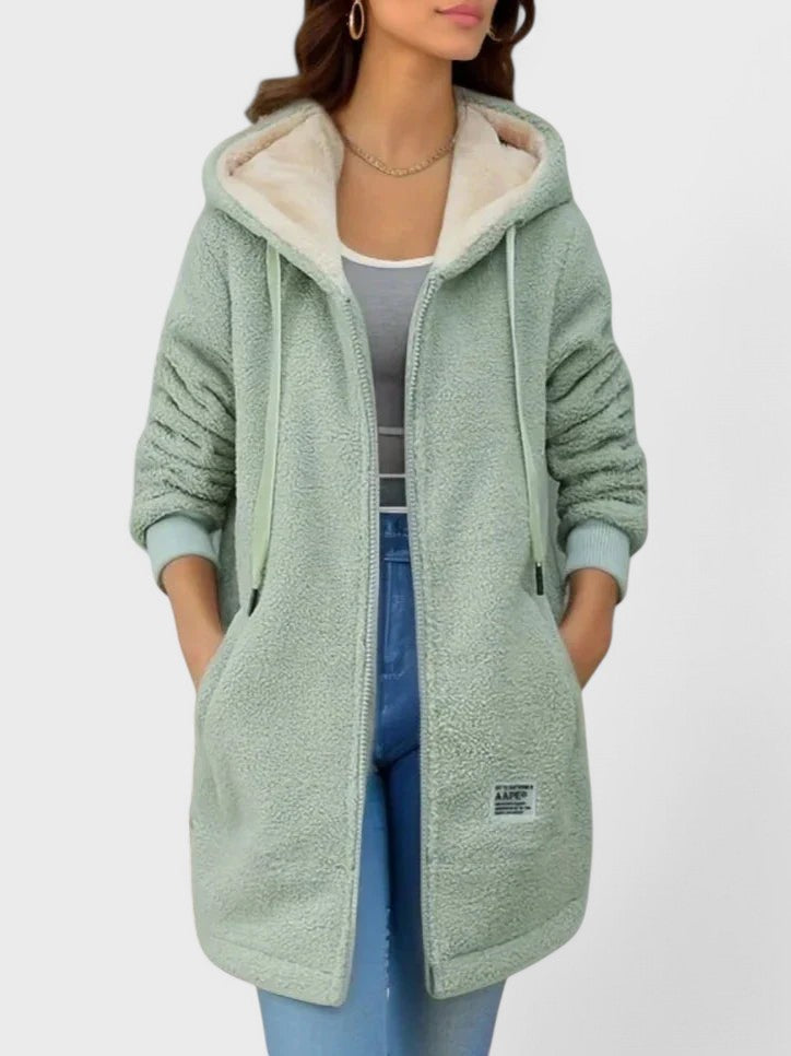 Katherine Miękki Kardigan z Fleece