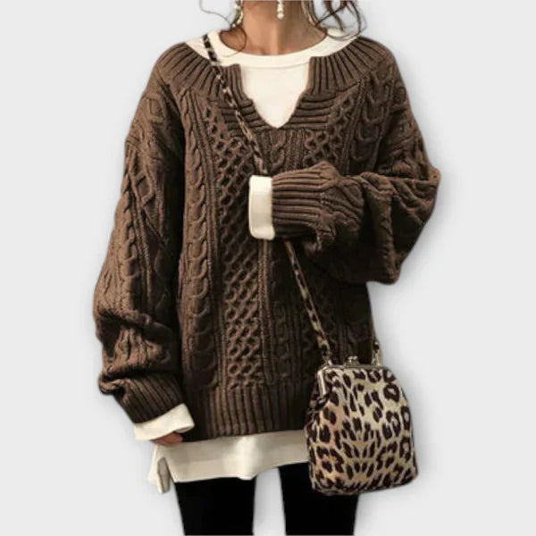 Variant image for  Oversizowy sweter z dzianiny-7