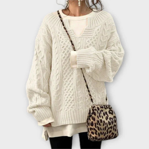 Variant image for  Oversizowy sweter z dzianiny-1