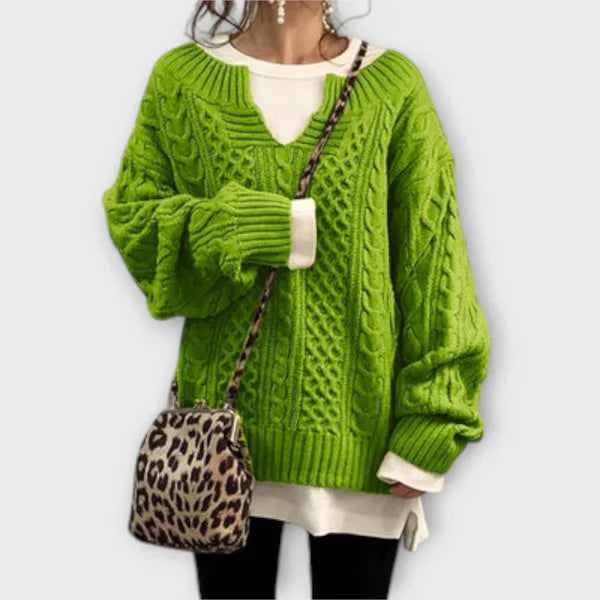 Variant image for  Oversizowy sweter z dzianiny-31