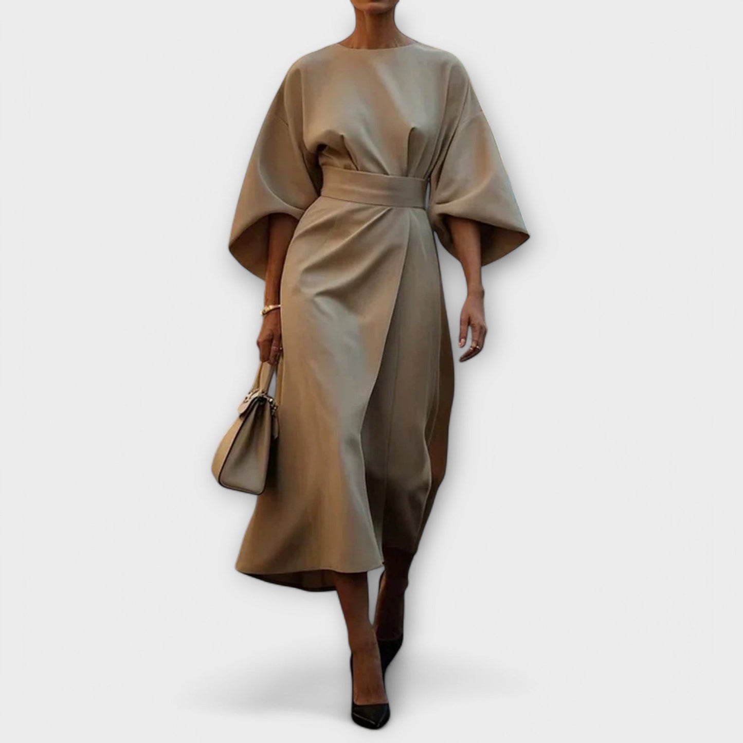 Variant image for Sonia - Elegancka sukienka z rękawami-5
