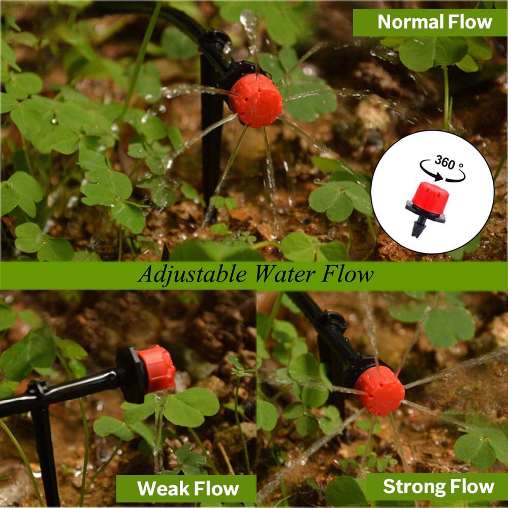 Adjustable Irrigation Drippers for Precise Plant Care