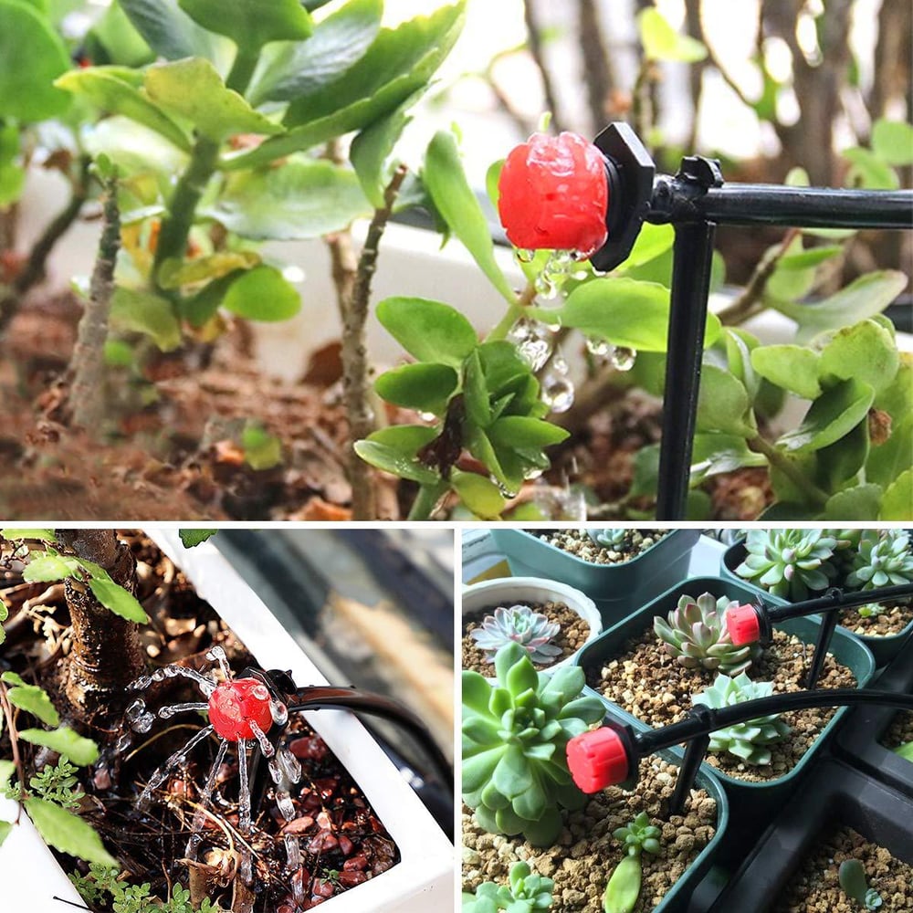 Adjustable Irrigation Drippers for Precise Plant Care
