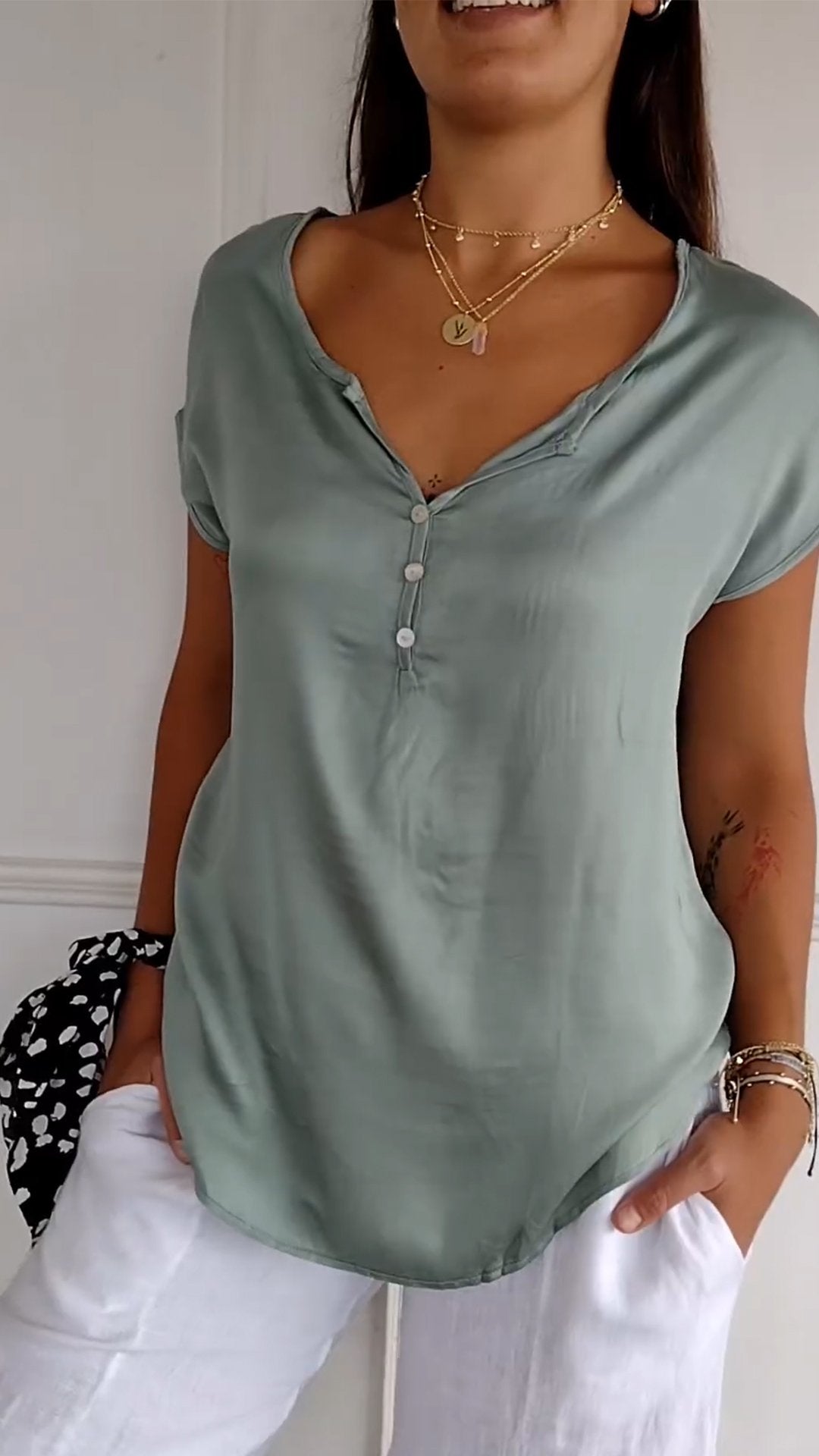 White T -Shirt Kobiet | Letnie odzież dla kobiet | Mia