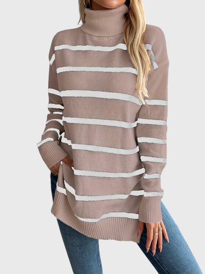Maya Stylowy sweter w paski