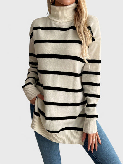 Maya Stylowy sweter w paski