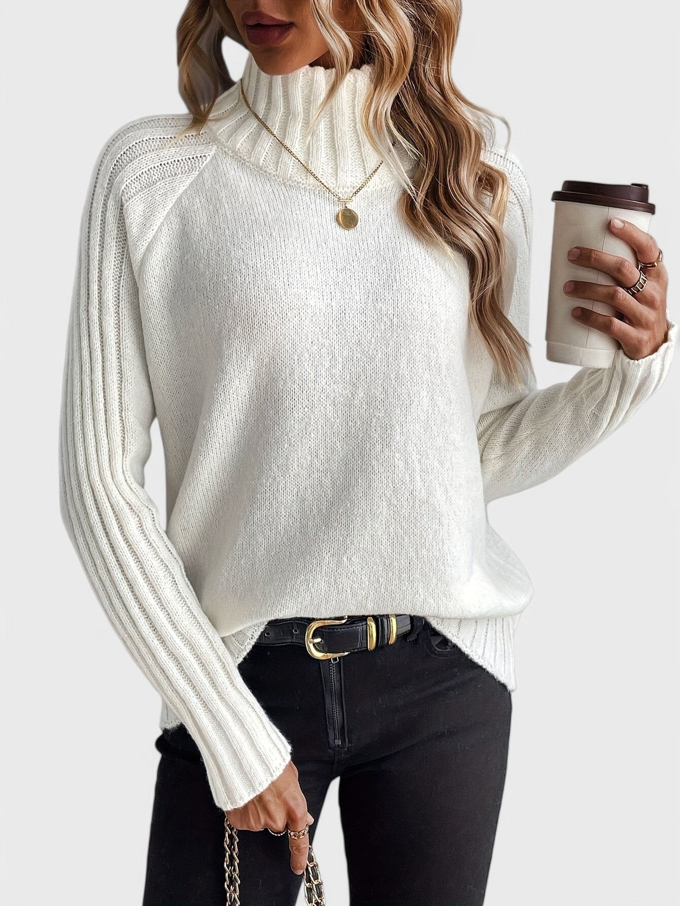 Hannah Elegancki Sweter Dziergany