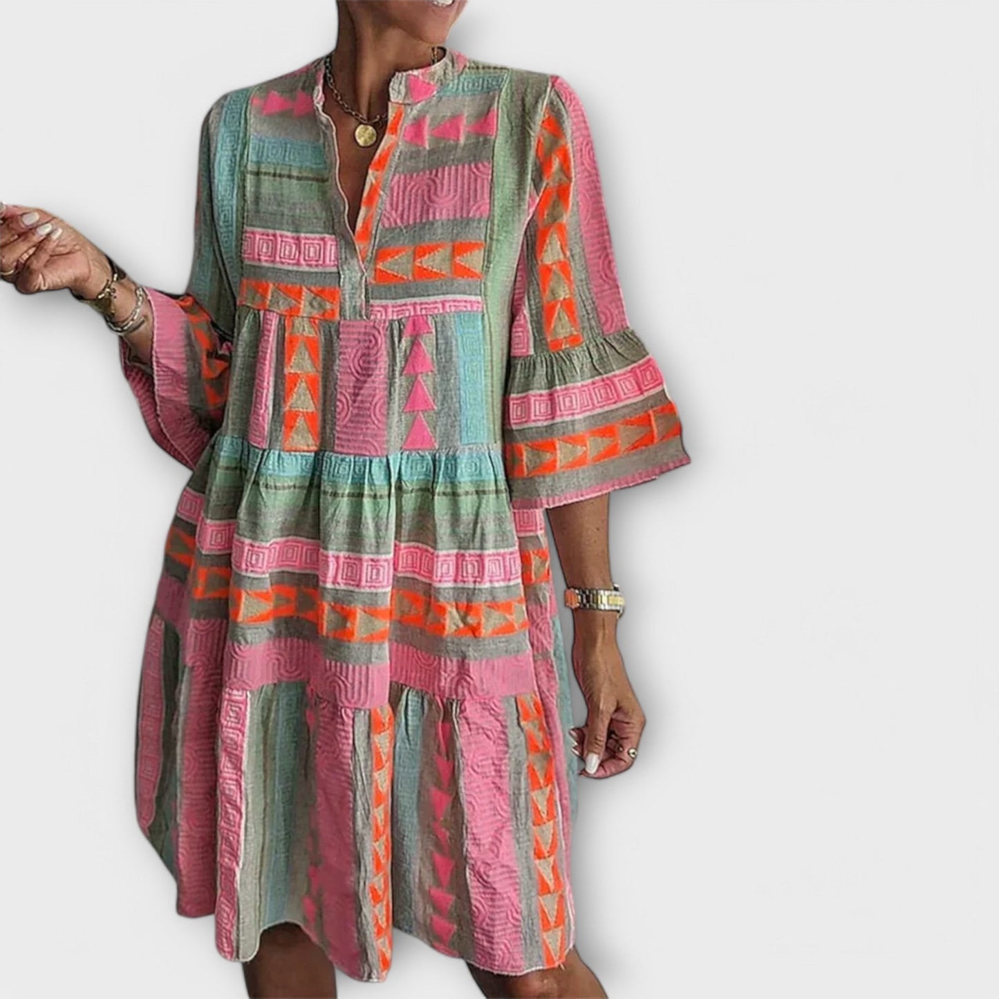 Mabel - Elegancka sukienka midi