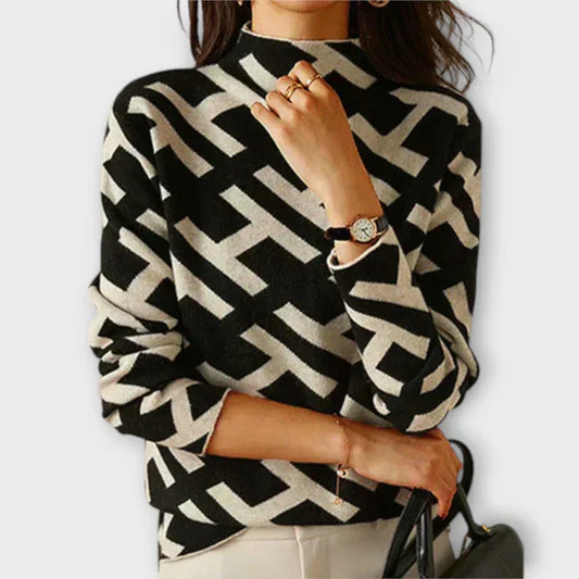 Clara - Elegancki sweter z dzianiny