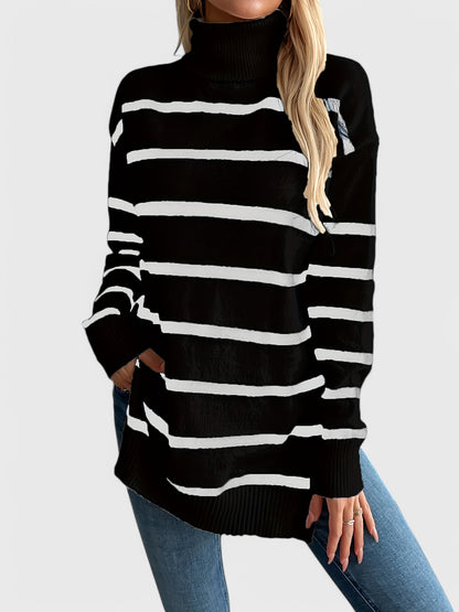 Maya Stylowy sweter w paski