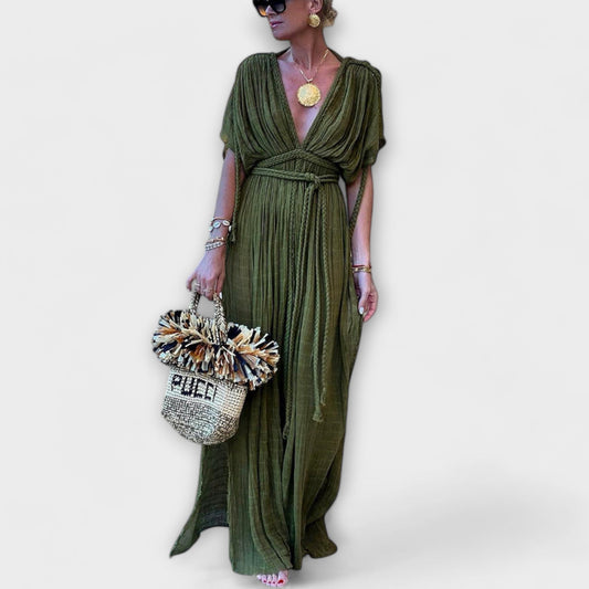 Sukienka maxi kimono w greckim stylu