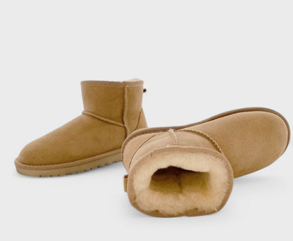 Ravikna Wysokie Skórzane Buty śniegowe