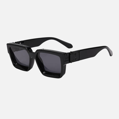 Edgestyle - inspirowane retro kwadratowe okulary przeciwsłoneczne dla mężczyzn i kobiet