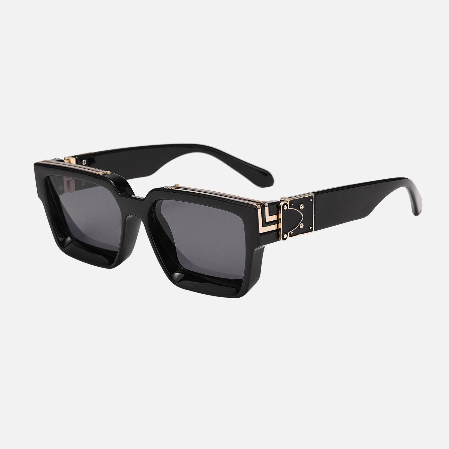 Edgestyle - inspirowane retro kwadratowe okulary przeciwsłoneczne dla mężczyzn i kobiet