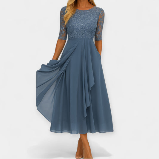 Sukienka midi w eleganckim stylu