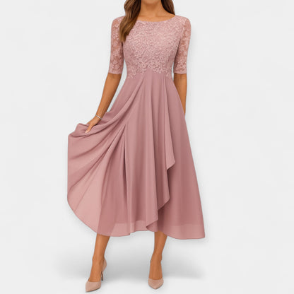 Sukienka midi w eleganckim stylu