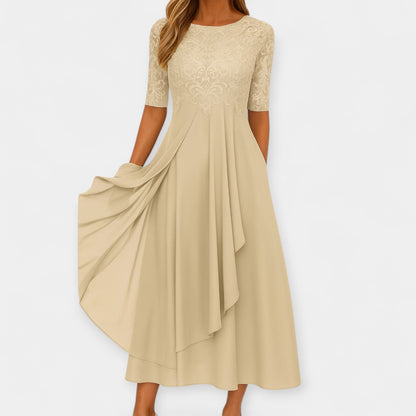 Sukienka midi w eleganckim stylu