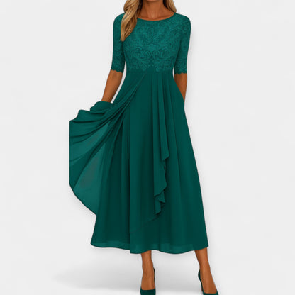 Sukienka midi w eleganckim stylu