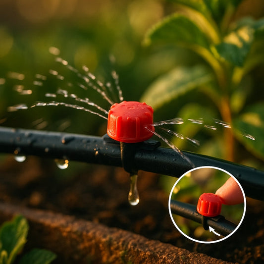 Adjustable Irrigation Drippers for Precise Plant Care