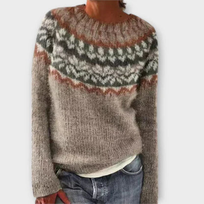 Damskie swetry z dzianiny w stylu vintage