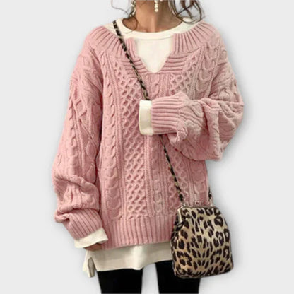 Variant image for  Oversizowy sweter z dzianiny-17