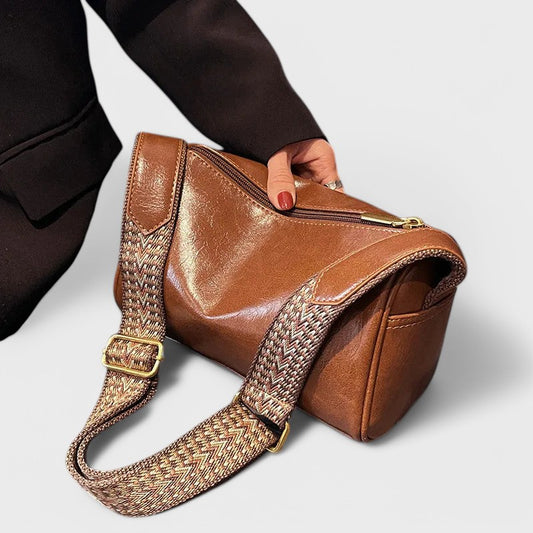 Trinie Wegańska torba skórzana vintage