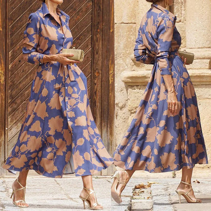 Élise | Elegancka sukienka z długim rękawem