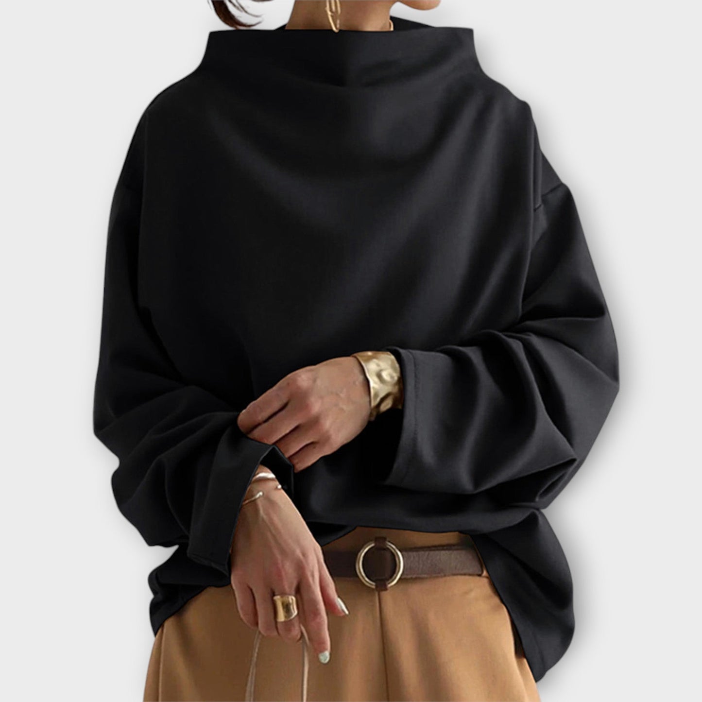 Variant image for  Noelle - Ponadczasowy sweter damski z dzianiny-1