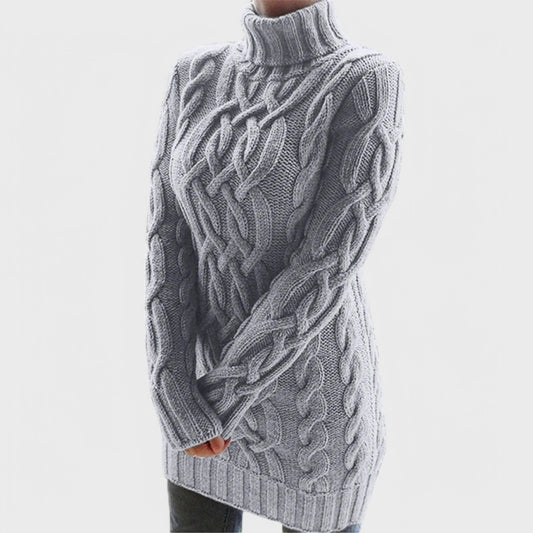 Heather Sweter Długi Knit