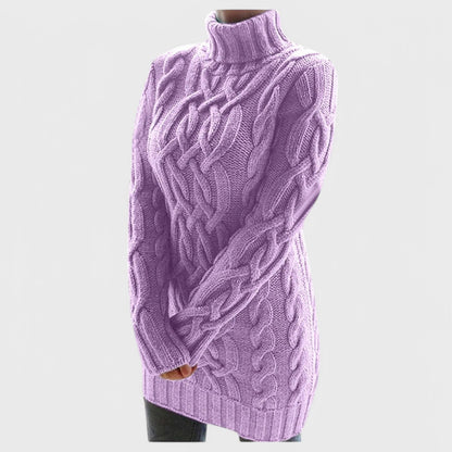 Heather Sweter Długi Knit