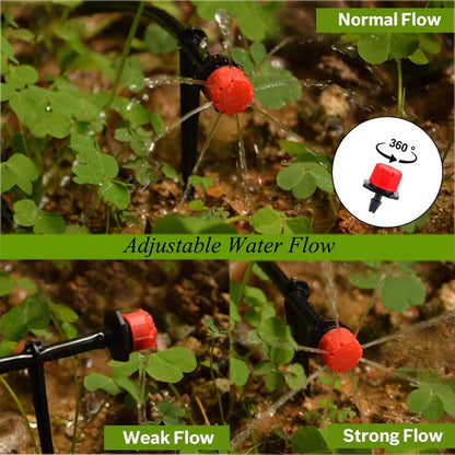 Adjustable Irrigation Drippers for Precise Plant Care