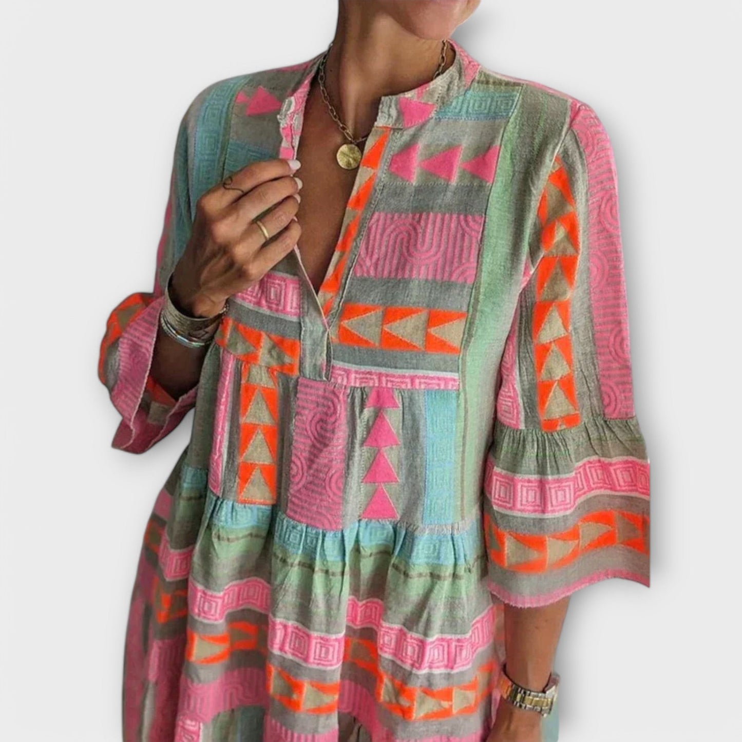 Mabel - Elegancka sukienka midi