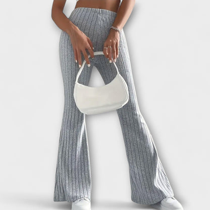 Jennifer - Eleganckie rozkloszowane spodnie