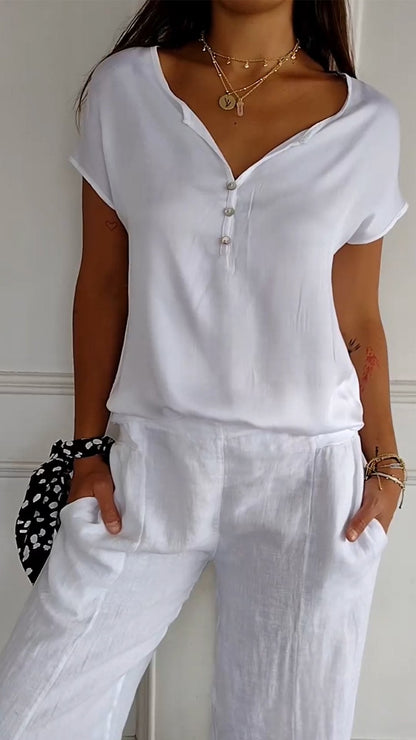 White T -Shirt Kobiet | Letnie odzież dla kobiet | Mia