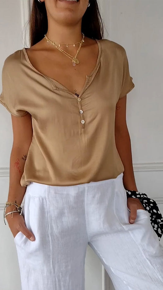 White T -Shirt Kobiet | Letnie odzież dla kobiet | Mia